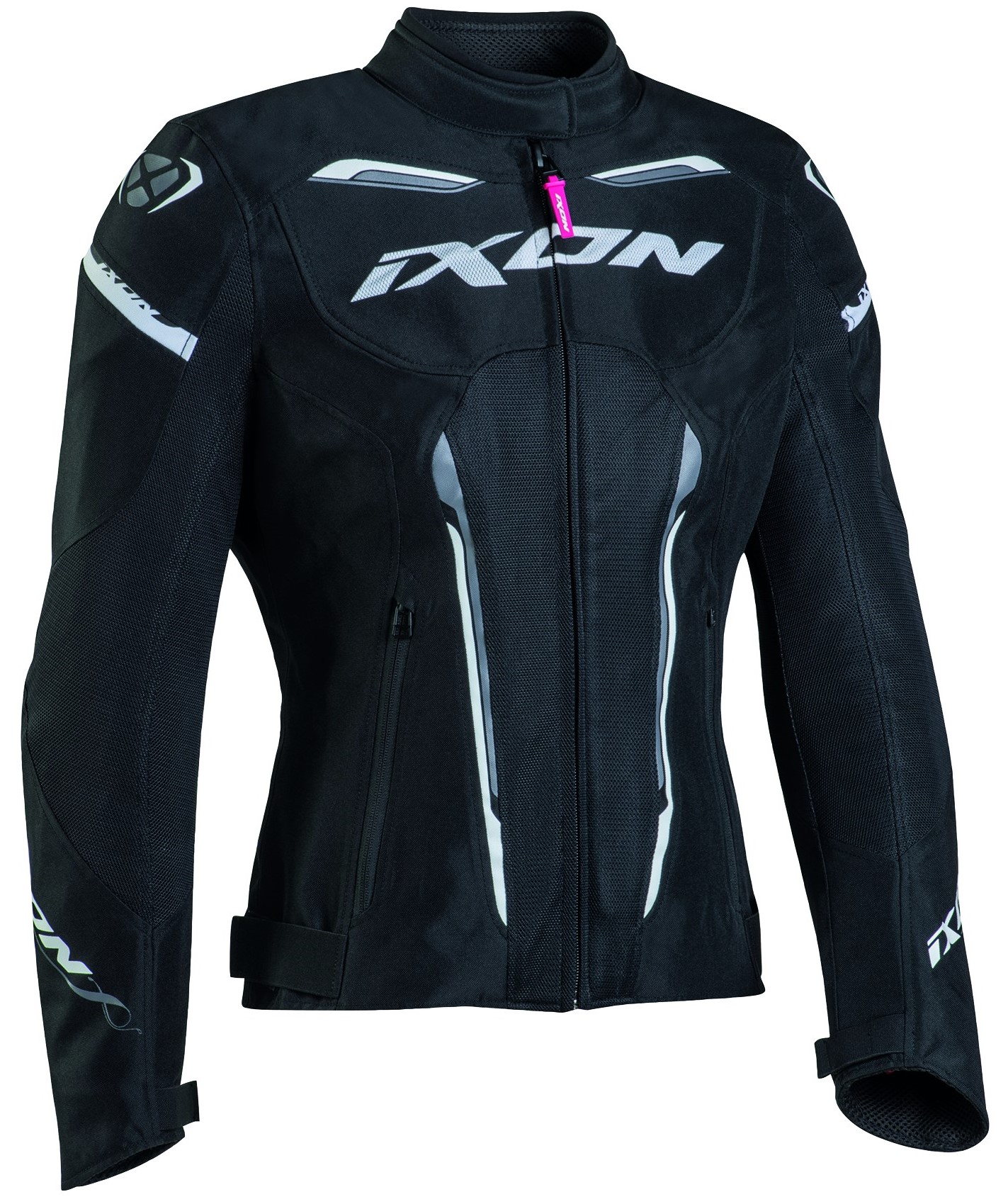 Ixon Striker Air WP Black White Ladies Jacket - Motorcycle Helmet ...